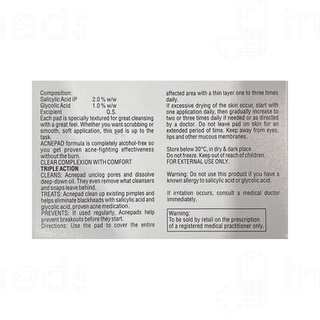Acnepad Wipes 50