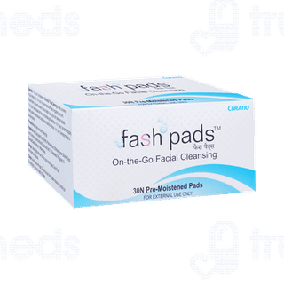 Fash Pads On The Go Facial Cleansing Pre Moistened Pads 30