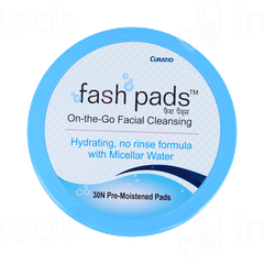 Fash Pads On The Go Facial Cleansing Pre Moistened Pads 30