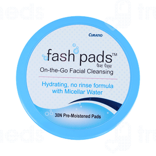 Fash Pads On The Go Facial Cleansing Pre Moistened Pads 30
