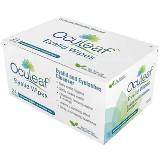 Oculeaf Eyelid Wipes 24