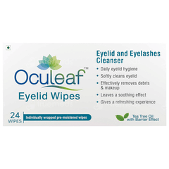 Oculeaf Eyelid Wipes 24
