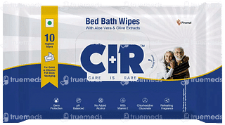 Cir Bed Bath Wipes 10