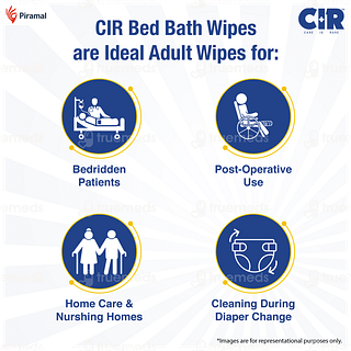 Cir Bed Bath Wipes 10