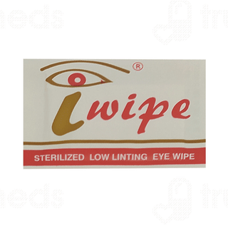 Iwipe Sterilized Low Linting Eye Wipes 25