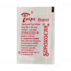Iwipe Sterilized Low Linting Eye Wipes 25