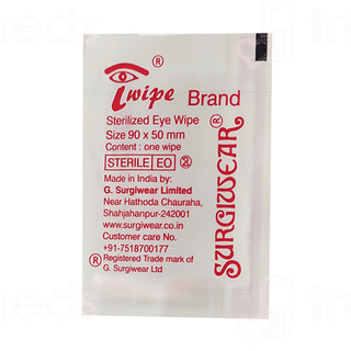 Iwipe Sterilized Low Linting Eye Wipes 25