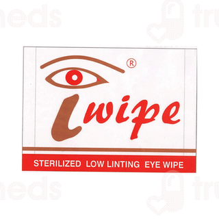 Iwipe Sterilized Low Linting Eye Wipes 25