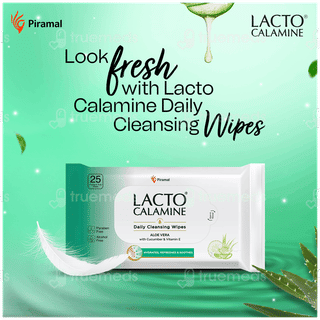 Lacto Calamine Daily Cleansing Wipes 25