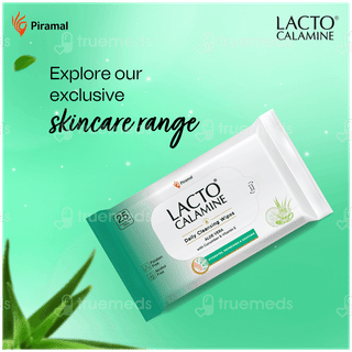 Lacto Calamine Daily Cleansing Wipes 25