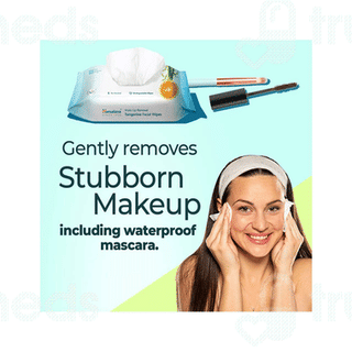 Himalaya Personal Care Make Up Removal Tangerine Facial Wipe 25