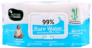 Mother Sparsh 99 % Pure Water Wipes Pack Of 72