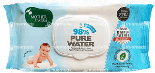 Mother Sparsh 98% Pure Water Wipes 80