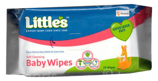 Littles Soft Cleansing Baby Wipes 72