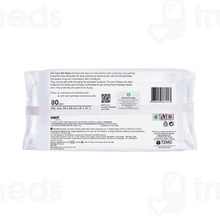 Seni Care Vitamin E And Allantoin Wet Wipes 80