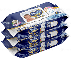 Mamypoko Extra Clean Coconut & Aloe 72 Pack Of 3 Wipes