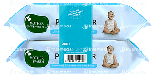 Mother Sparsh 99% Pure Water 72 Pack Of 2 Wipes