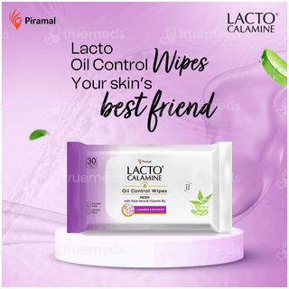 Lacto Calamine Neem,aloe Vera & Vitamin B3 Oil Control Wipes 30