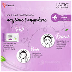 Lacto Calamine Neem,aloe Vera & Vitamin B3 Oil Control Wipes 30