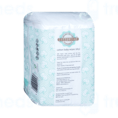 Cottsberry 100% Cotton With Aloe Vera Dry Baby Wipes 50