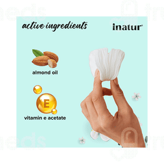 Inatur Nail Paint Remover Wipes 50
