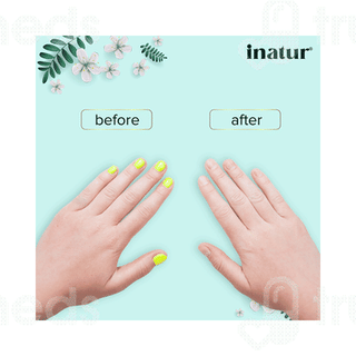 Inatur Nail Paint Remover Wipes 50