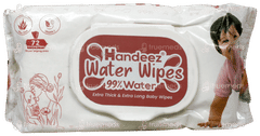 Handeez 99% Water Baby Wipes 72