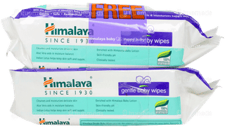 Himalaya Gentle Baby Extra Soft Buy 1 Get 1 Free Wipes 72