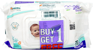 Himalaya Gentle Baby Extra Soft Buy 1 Get 1 Free Wipes 72