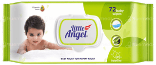 Little Angel Daily Care Baby Wipes 72
