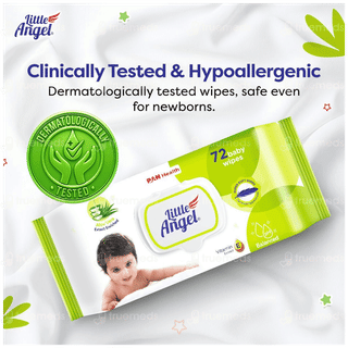 Little Angel Daily Care Baby Wipes 72