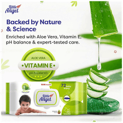 Little Angel Daily Care Baby Wipes 72