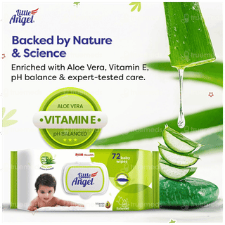 Little Angel Daily Care Baby Wipes 72