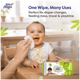 Little Angel Daily Care Baby Wipes 72