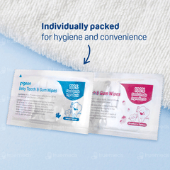Pigeon 6+ Months Baby Tooth & Gum Strawberry Flavour Wipes 20