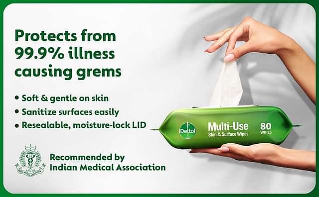 Dettol Original Multi Use Skin & Surface Wipes 40 - From Brand 1