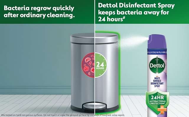 Dettol Spring Blossom New Multi Surface Disinfectant Spray 225ml - From Brand 1