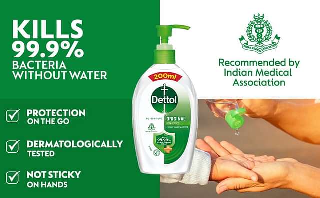 Dettol Original Instant Hand Sanitizer 200ml - From Brand 1