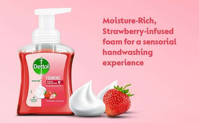 Dettol Strawberry Fragrance Foaming Handwash Pump 250ml And Refill 200ml - From Brand 2