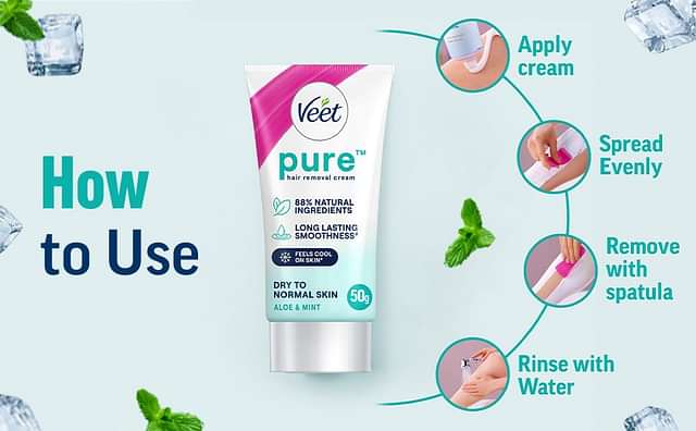 Veet Pure Dry Skin Hair Removal Cream 50gm - From Brand 2