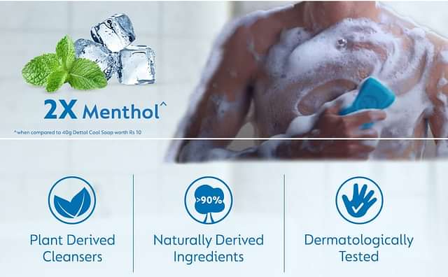 Dettol Icy Cool 2x Menthol Soap 150gm - From Brand 2
