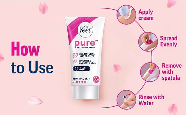 Veet Pure Normal Skin Hair Removal Cream 30gm - From Brand 3