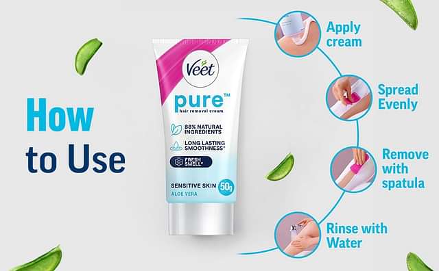 Veet Pure Aloe Vera Sensitive Skin Hair Removal Cream 50gm - From Brand 2
