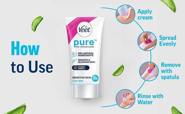 Veet Pure Sensitive Skin Hair Removal Cream 30gm - From Brand 4