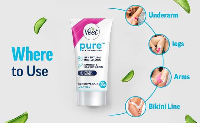 Veet Pure Sensitive Skin Hair Removal Cream 30gm - From Brand 2