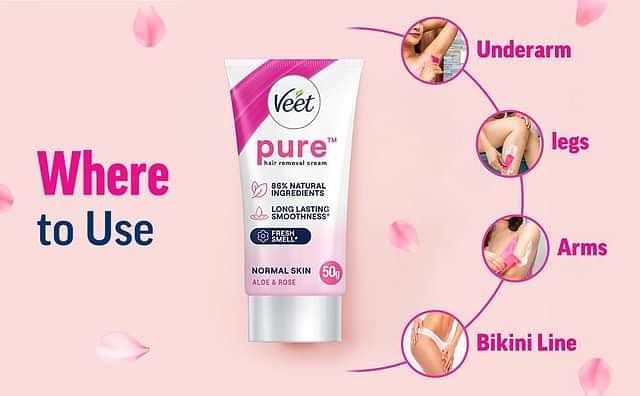 Veet Pure Hair Removal Normal Skin Cream 50gm - From Brand 3