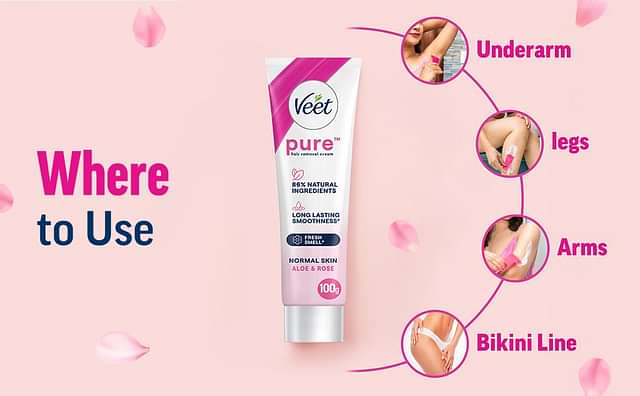 Veet Pure Normal Skin Hair Removal Cream 100gm - From Brand 3
