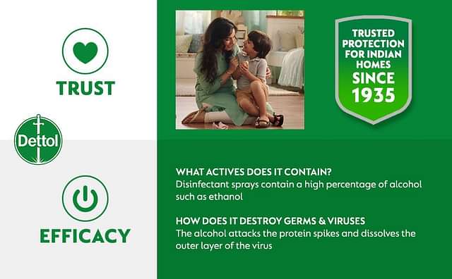 Dettol Spring Blossom New Multi Surface Disinfectant Spray 225ml - From Brand 4