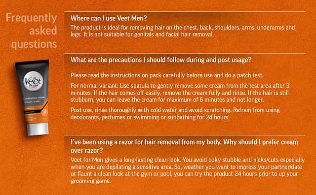 Veet Men Normal Skin Hair Removal Cream 50gm - From Brand 4