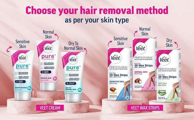 Veet Pure Normal Skin Hair Removal Cream 30gm - From Brand 5